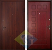 Дверь ламинат и МДФ с фрезеровкой (шпон 10 мм)