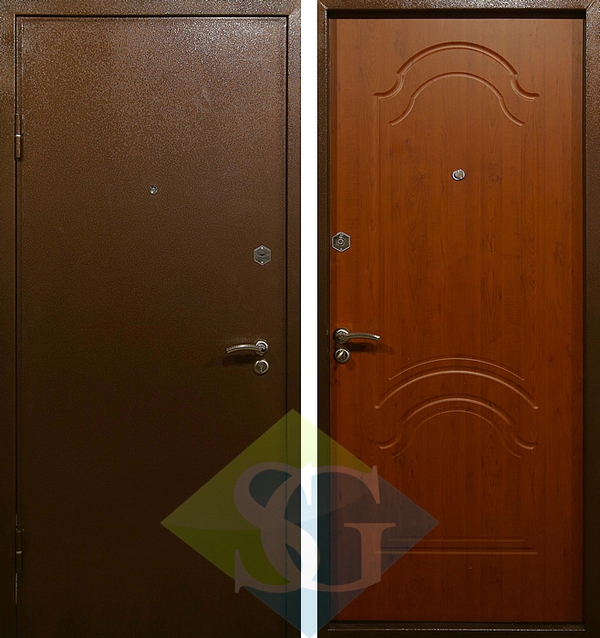 Дверь порошковое напыление и МДФ ПВХ (10 мм) 11
