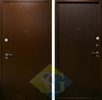 Дверь порошковое напыление и МДФ шпон (10 мм) 07