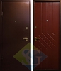 Дверь порошковое напыление и МДФ ПВХ (10 мм) 04