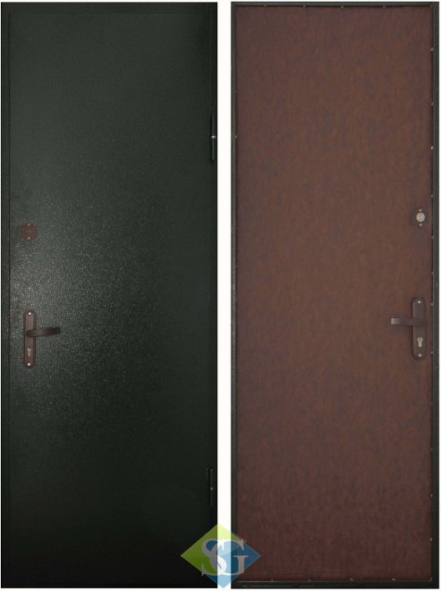 Дверь порошковое напыление и винилискожа 12