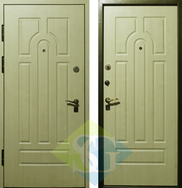 Дверь МДФ шпон (10 мм) и МДФ шпон (10 мм) с рисунком