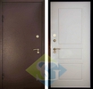 Дверь порошковое напыление с лаком и МДФ ПВХ (10 мм) 04