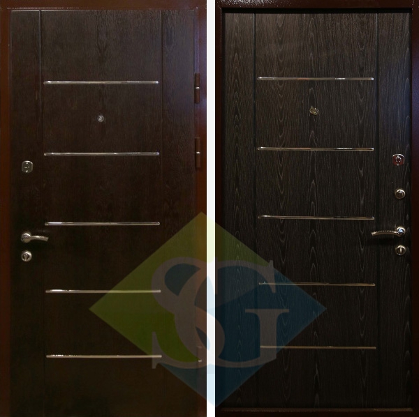 Дверь МДФ с молдингом (ПВХ 10 мм) с двух сторон