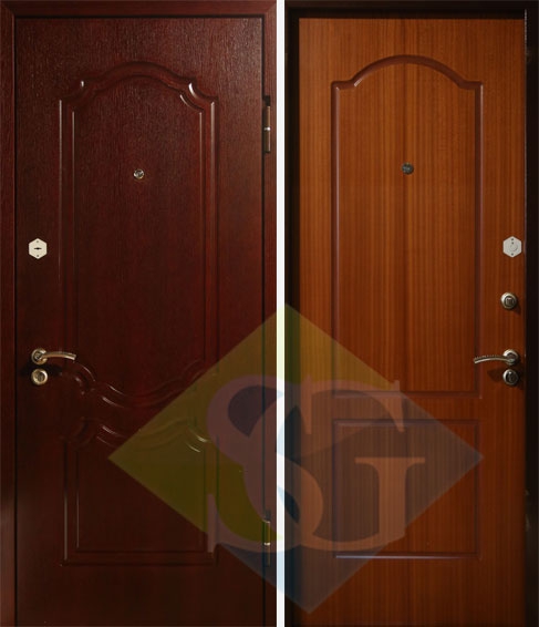 Дверь МДФ (шпон 16 мм) и МДФ (шпон 16 мм)