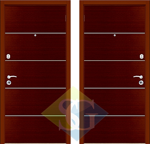 Дверь МДФ шпон (10 мм) с двух сторон 01