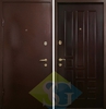 Дверь порошковое напыление и МДФ шпон (10 мм) 03