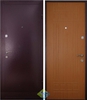 Дверь порошковое напыление (бронеконверт) и МДФ шпон (16 мм)