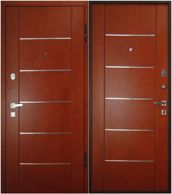 Дверь МДФ шпон 10 мм с молдингом с двух сторон