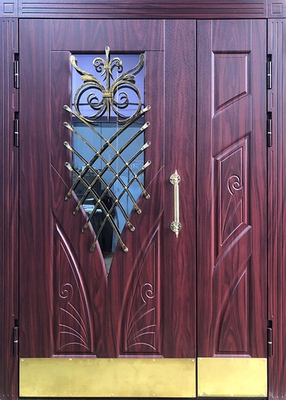 Дверь парадная МДФ шпон