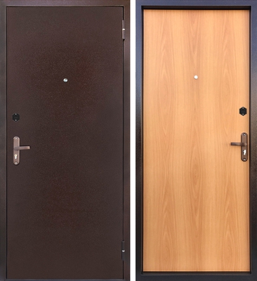 Двери порошковое напыление с лаком и ламинат (влагостойкий)