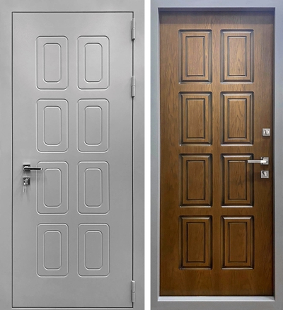 Актуальное дизайнерское решение – двери с рисунком на металле