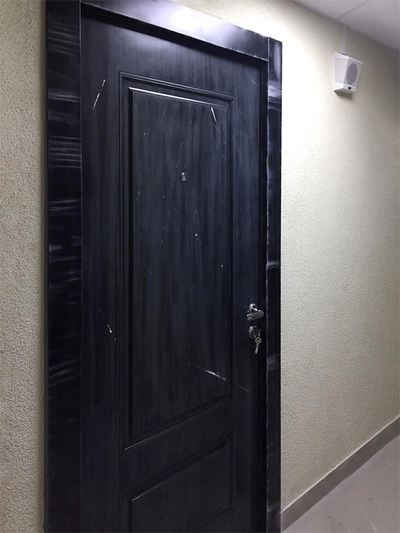 Работы на заказ: стальная дверь LOFT для квартиры в г. Королёв
