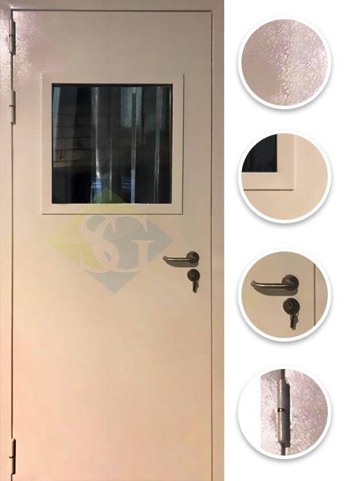 Металлические двери для лифтовых холлов