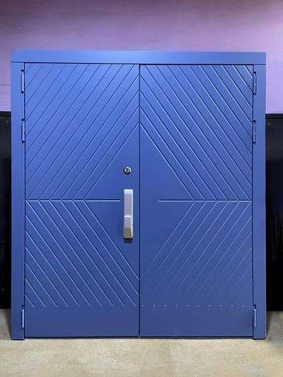 Изготовление стальных дверей с биометрическим замком — смотрите пример работы