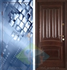 Дверь порошковое напыление с лаком с фотопленкой и филенчатый МДФ (16 мм)