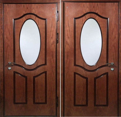 Дверь с МДФ и стеклопакетом