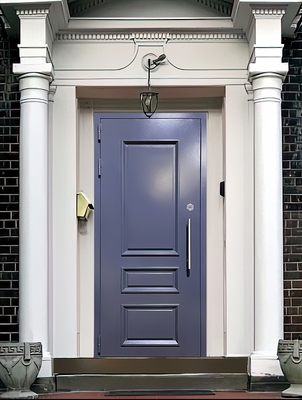Металлофиленчатая дверь с покраской