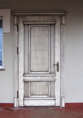 Шпонированная дверь